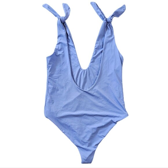 Dippin Daisy's Purple Deep Plunge V Lavender One Piece Swimsuit - Picture 3 of 6